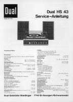 Dual HS-43-Service-Manual 